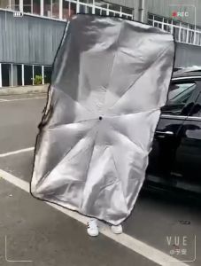 Ô Che Nắng Kính Lái Ô Tô bản nâng cấp tay cầm bẻ cong phù hợp với mọi loại xe