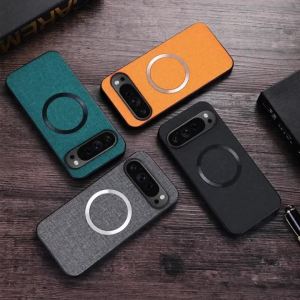 szhaiyu | For Google Pixel 11 Pro Fold 9 10 11Pro XL 8 7 6 9 10Pro 10A 9A 8A 7A 6A Case For MagSafe With Fabric Cloth PC Shockproof Cover