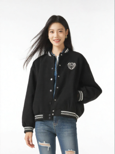 Hotwind | Casual American Style Womens Baseball Jacket for Outdoor Activity
