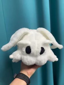 White Big Eye Moth Plush Toy Cute Fluffy Animal Soft Velvet Wings Insect Plushie Birthday Xmas Gift for Bug Lovers