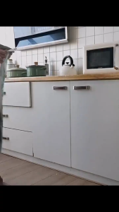 ผ้าม่านสั้นในครัว ป้องกันฝุ่น มีกาวในตัว ผ้าม่านครึ่งหน้าต่าง สไตล์นอร์ดิก แบบเรียบง่าย ผ้าม่านเคาท์เตอร์ครัว จัดส่งจากประเทศไทย