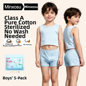 MINXOSU | Disposable Pure Cotton Travel Briefs for Boys and Girls