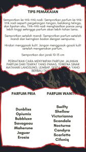 ORIGINALE ~ [SABEEN] Eau De Parfume for Men & Women Premium Quality 30ml Harum Wangi & Tahan lama