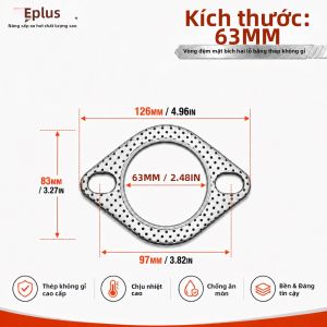 Tấm Đệm Kín Đa Năng Cho Ống Xả Gioăng Composite Chịu Nhiệt Dùng Cho Sửa Chữa Và Lắp Đặt Lại Hệ Thống Ống Xả Ô Tô & Xe Máy