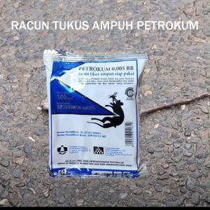 PETROKUM Racun Tikus Super Ampuh Obat Ravun Umpan Basmi Pembasmi Hama Cecurut Sawah Got Rumah Mati Kering Tidak Berbau Pertokum Asli Original Langsung Mati Ditempat Murah Grosir