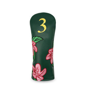 Golf Headcovers Embroidery Golf Driver Fairway Hybrid Headcover Mallet Putter Headcover Leather Golf Accessories