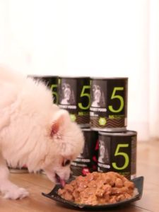 375g Wet Dog Food In Can Pure Natural Organic Beef Nugget Chicken Nugget Gravy Puppy Canned Food