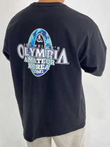 JIANSHENSHIJIAJIANSHEN | Loose Fit American Style Fitness T-Shirt