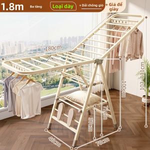 youqin | Giá Phơi Quần Áo Gấp Tiện Lợi cho Trong và Ngoài Nhà