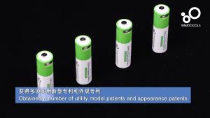 SMARTOOLS Fast Rechargeable Battery (AA/AA/9V/18650) Li-Ion with Type-C USB Charger With Data Cable