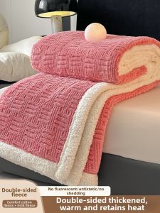 JIFANPAUL | Thick Coralline Fleece Throw Blanket