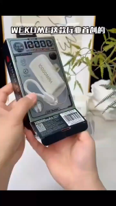 Bateri WEKOME Original 3C Powerbank With CCC 10000mah Portable Mini Pocket 22.5w Fast Charging Built In Lanyard Cable Pawer Bank Android LMWP113