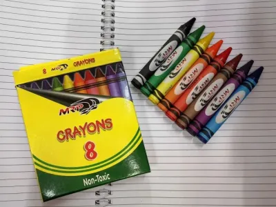 MRP BIG CRAYONS 8 & 12 Colors School Supplies