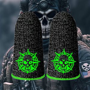 Bluewow Bao bảo vệ ngón tay cho chơi game di động Bộ điều khiển trò chơi ngón tay ngón tay cái tay áo chống mồ hôi thoáng khí liền mạch màn hình cảm ứng ngón tay bao gồm sợi bạc cho trò chơi điện thoại pubg