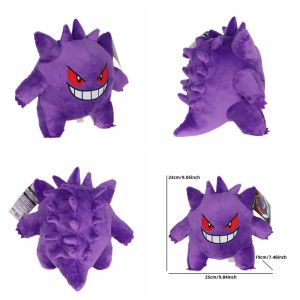 Takara Tomy | New Pokemon Sleeping Gengar Plush Toys Anime Pocket Monster Mega Gengar Peluche Dolls Birthday Gifts Kids