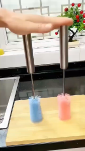 Bottle Cleaner Brush Water Bottle Cleaner Brush Silicone Cleaning Brushes Kitchen Cup Glass Cleaning Tool For Nursing Bottle