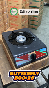 Butterfly BGC-26 BGC26 Single Gas Cooker Dapur Gas Tunggal 1 Tungku 煤气灶 Ediyonline Ediy