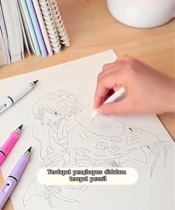 Pensil Tanpa Batas Alat Tulis Sekolah Magic Pencil Unlimited Writing Eternal Tanpa Raut HB 0.5mm