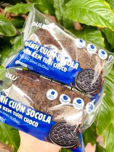 [Combo 5 bánh] Bánh Cuộn Socola Kem Tươi Choco GULU - Bánh Bông Lan Cuộn Nhân Kem Socola Cookies 88g