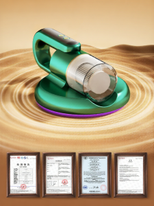 Wireless UV Light Dust Mite Remover Handheld Vacuum Cleaner Ultrasonic Wave Bed Bug Killer Machine High Frequency Beatting