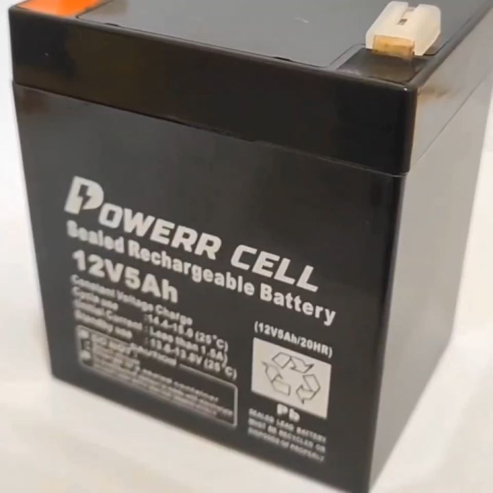 Batterie Plomb-acide 12V 5,4Ah ULTRA MAX – Pour Voiture Enfant, Solaire