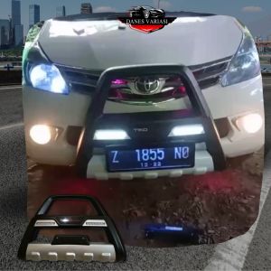 Tanduk Depan Bemper Bumper Bahan ABS Plastik Premium Grade A Universal Buat Mobil CALYA / SIGRA Aksesories Mobil Bisa COD