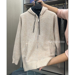 Mens Winter Thickened Fleece Lined Zipper Knitted Cardigan Sweater Warm One-Piece Velvet Fashion Urban Style Long Sleeve Coat