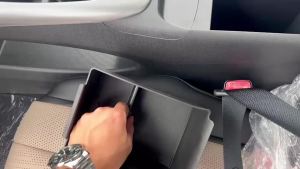 Hộp Đựng Đồ Tỳ Tay Trung Tâm Phiên Bản Lái Xe Thông Minh Dành Cho Xe BYD Dolphin 2025 Khay Đựng Đồ Nội Thất Xe Hơi Chất Liệu ABS+PVC Nhẹ