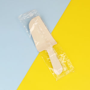 Degradable Wheat Straw Fork Spoon Dessert Fruit Fork Waterdrop Plate Tableware Individually Packaged Eco-friendly Cutlery