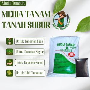 Media Tanam Tanah Subur Repack 500 Gram Untuk Penyubur Tanaman Hias Dan Tanaman Sayur Mayur