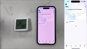 WiFi Temperature Humidity Sensor Tuya Smart Life App Backlight Hygrometer Thermometer Sensor Support Alexa Google Home Assistant