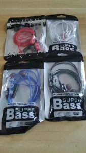 Earphone Berkabel 35 mm 4D HiFi Bass Speaker Ganda Pengurangan Kebisingan Headset Berkabel