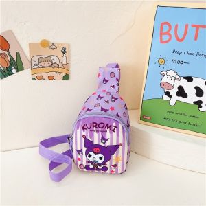 กระเป๋าสะพายข้างน่ารักสำหรับเด็ก กระเป๋าสะพายข้างแบบสะพายข้างสำหรับเด็กผู้หญิง กระเป๋าสะพายข้างลายการ์ตูน Hello Kitty น้ำหนักเบา กระเป๋าสะพายข้างสำหรับเด็ก
