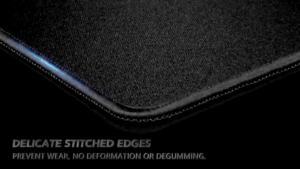 แผ่นรองเมาส์ ขนาดใหญ่ สีดำล้วน วางเต็มโต๊ะ มีให้เลือก 5 ขนาด หนา 2 mm Gaming Mousepads