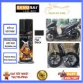 Chai Sơn xịt Samurai màu đen mờ đen nhám 109A 400ml chuyên sơn xịt xe máy và ô tô kháng xăng chống nứt nẻ độ bền cao thương hiệu Nhật.