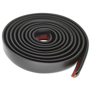 2M h-type Window Rubber Seal Moulding Weatherstrip Rubber Sticker Protector Universal For Cars