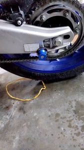 For YAMAHA R15m R15v4 Swingarm Spools Stand Screws with \"R15m\" LOGO Motorcycle Accessories