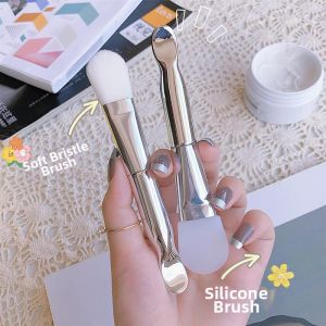YUEYOUXIN | Silicone Soft Bristles Double Headed Face Mask Brush