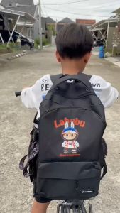 Tasloe - Tas Ransel Sekolah Anak Laki-Laki Perempuan Karakter Labubu / Tas Ransel Sekolah Anak Masa Kini / Tas Anak Lucu Multifungsi Fashion Stylish