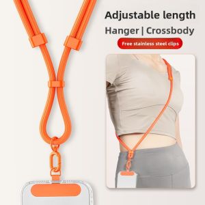 HAISENLE | Anti-Loss Anti-Drop Phone Strap with Stainless Steel Pads and Durable Braided Cord