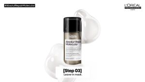 ของแท้🔥ลอรีอัล ลีฟอิน บำรุงผมเสียรุนแรงได้ล้ำลึก🔥 Loreal ABSOLUT REPAIR MOLECULAR LEAVE-IN MASK 100ML loreal absolute