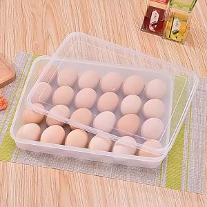 Refrigerator Egg Storage Box Multi-layer Food-grade Thick Lid