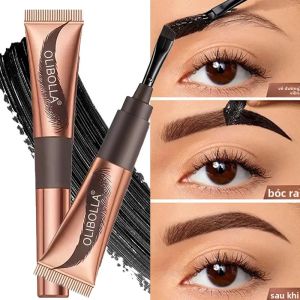 Gel Nhuộm Lông Mày Bán Vĩnh Viễn 4 Màu Không Thấm Nước Lâu Trôi Tạo Hiệu Ứng Như Xăm Kèm Cọ Dễ Tẩy 6ml