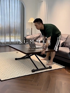 [SG Seller] 120cm Folding Table New Multifunctional Liftable Folding Coffee Table