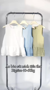 Áo Bèo Sát Nách Tầng Nữ Thô Hàn MiSoul Áo Không Tay BigSize Phong Cách Vintage Hàn Quốc 438
