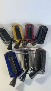 HDR H2766 (2PCS) ADJUSTABLE UNIVERSAL MOTORCYCLE SIDE MIRROR HIGH QUALITY