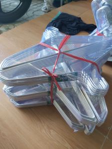 HCM Combo 100 Móc Nhôm Loại NHẤT hàng rất rất DÀY  kiểu Vuông 5kg chiều dài 45 cm