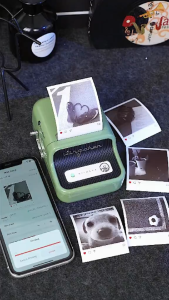 NIIMBOT Photo Label Printer B21 PRO 300dpi 20-50mm Portable Bluetooth Thermal Label Maker Dual Colour Labelling Machine