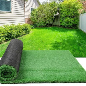 1 Set Artificial Grass Mat 50/200cm Green Pet lawn Mat For Outdoor Garden Garden landscape Playground (no Debris Or Grass Fall)