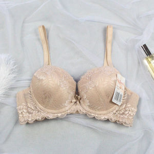 Áo Ngực Ren Dày Gợi Cảm Cho Nữ Áo Ngực Liền Thân Cổ Chữ V Đệm Lót Bằng Vải Polyester Kiểu Dáng Mùa Hè